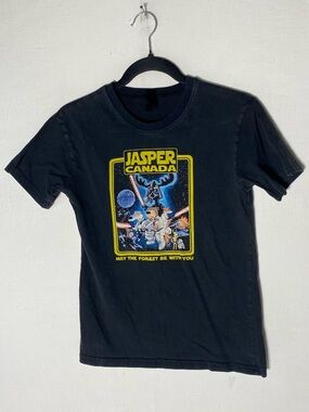Jasper Canada Star Wars May The Forest Be With You Parody Graphic T Shirt Size S